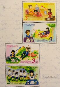 Thailand International Letter Waiting Week 2012 Mini Sheet