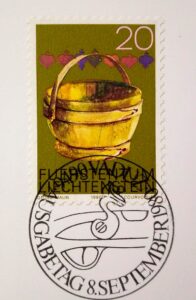 Liechtenstein Bucket 1980 FDC Postcard