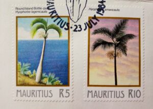 Mauritius Palmiste Marron Hyophorbe Verschaffeltii First Day Cover