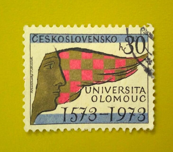 Issue:      Czechoslovakia University of Olomouc 1973 Stamp Type:      Stamp Number of Stamps:       1 Stamps Denomination:        30 h, Issue Date:      1973 Issued By:      Czechoslovakia Postal Service (USPS) 