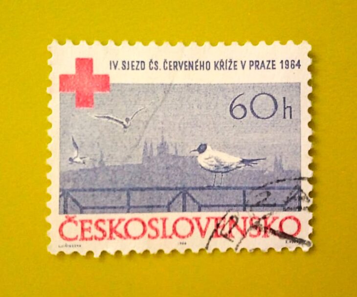 Issue:      Czechoslovakia Red Cross 1964 Stamp Type:      Stamp Number of Stamps:     1 Stamps Denomination:      60 H, Issue Date:      1964 Issued By:      Czechoslovakia Postal Service (USPS) 