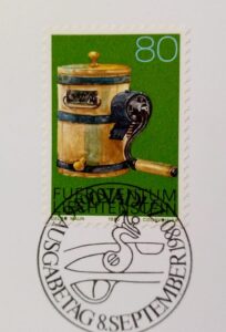 Lichtenstein 1980 Butter Tub FDC Postcard