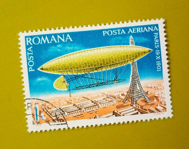 Issue:      Rwanda Alberto Santos Dumont's Air 1948 Stamp Type:      Stamp Number of Stamps:      1 Stamps Denomination:      20 C, Issue Date:       1984 Issued By:      Rwanda Post 