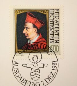 Liechtenstein Charles Borromeo 1981 FDC Postcard