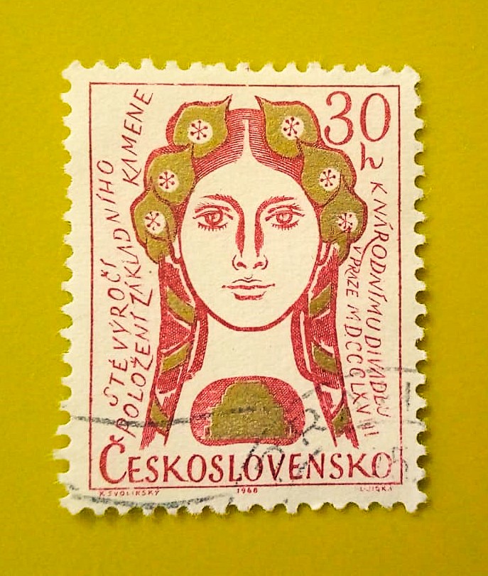 Issue:      Czechoslovakia National Theatre in Prague 1968 Stamp Type:      Stamp Number of Stamps:     1 Stamps Denomination:      30 H, Issue Date:      1968 Issued By:      Czechoslovakia Postal Service (USPS) 