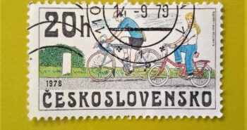 Issue:      Czechoslovakia Bicycles 1979 Stamp Type:      Stamp Number of Stamps:       1 Stamps Denomination:         20 h, Issue Date:      1979 Issued By:      Czechoslovakia Postal Service (USPS) 