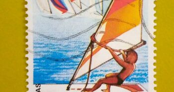 Issue:      Greece Windsurfing 1983 Stamp Type:      Stamp Number of Stamps:       10 Denominations:       27 Dr, Issue Date:       1983 Issued By:     Greece Post 