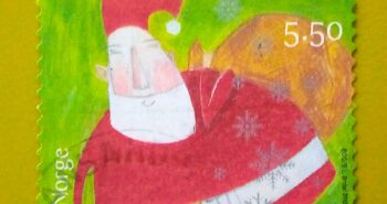 Issue:     Norway Christmas 2003 Stamp Type:     Stamp Number of Stamps:       4 Denominations:         5.50 K Issue Date:       2003 Issued By:      Norway Post 