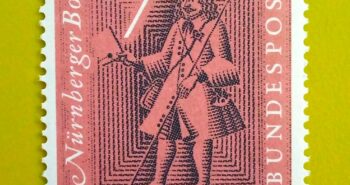 Issue:         Germany Nuremberg Messenger Stamp Type:        Stamp Number of Stamps:        5 Denominations:         60 PF Issue Date:          1961 Issued By:        Germany Deutsche Post ( Deutschland ) 
