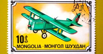 Issue:        Mongolia P1 Aircraft 1976 Stamp Type:        Stamp Number of Stamps:       1 Denominations:             10 Tugrik ( ₮), Issue Date:          1976 Issued By:        Mongolia Post 