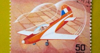 Issue:       Mongolia Aircraft 1980 Stamp Type:     Stamp Number of Stamps:         1 Denominations:         50 мөнгө, Issue Date:            1980          Issued By:        Mongolia Post 