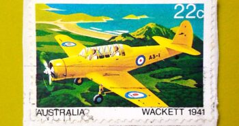 Issue:       Australia Wackett 1941 Stamp Type:        Stamp Number of Stamps:         1 Denominations:           22 C, Issue Date:          1941 Issued By:       Australia Post