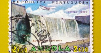 Issue:          Angola (Republic Portuguese) Cambambe Dam Stamp Type:         Stamp Number of Stamps:           1 Stamps Denomination:            2.50 $ Issue Date:          1989 Issued By:          Angola Post 