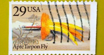 Issue:       USA Apte Tarpon Fly 1991 Stamp Type:       Stamp Number of Stamps:            1 Stamps Denomination:            29 C,  Issue Date:           1991 Issued By:       United States Postal Service (USPS)