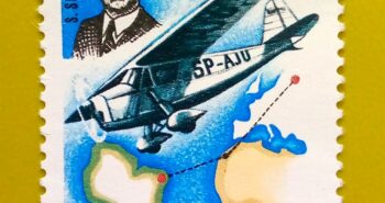 Issue:      Poland Stanislaw Skarżyński Pilot Plane RWD-5 bis South Atlantic 1978 Stamp Type:     Stamp Number of Stamps:          1 Stamps Denomination:          1.50 ZL Issue Date:          1978 Issued By:      Poland POST