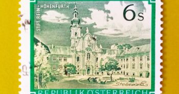 Issue:      Republic of Austria Stift Rein Hohenfurch 1984 Stamp Type:      Stamp Number of Stamps:        3 Stamps Denomination:         6 S, Issue Date:         1984 Issued By:      Austria Post 