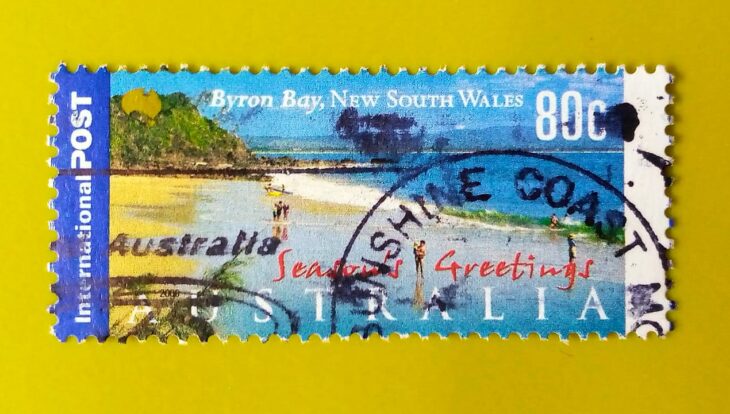 Issue:      Australian (Byron Bay) New South Wales 2000 Stamp Type:     Stamp Number of Stamps:      1 Stamps Denomination:        80 C, Issue Date:         2000 Issued By:     Australia Post 