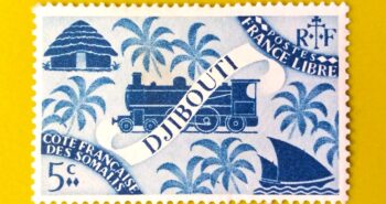 Issue:         Djibouti France Libre 5c 1943 Stamp Type:     Stamp Number of Stamps:       1        Denominations:        5C, Issue Date:        1943 Issued By:     France post 
