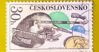 Issue:         Czechoslovakia Music Instruments 1974 Stamp Type:         Stamp Number of Stamps:         1 Stamps Denomination:          30 h, Issue Date:           1978 Issued By:         Czechoslovakia Postal Service (USPS)