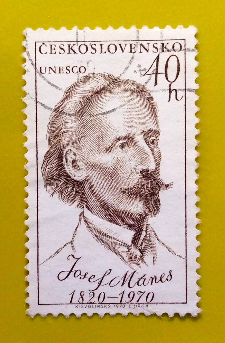 Issue:      Czechoslovakia Josef Mánes 1970 Stamp Type:      Stamp Number of Stamps:       1 Stamps Denomination:         40 h, Issue Date:      1970 Issued By:      Czechoslovakia Postal Service (USPS) 