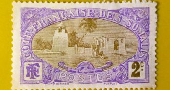 Issue:       French Somaliland Mosque of Tadjourah 2c 1909 Stamp Type:      Stamp Number of Stamps:        1 Denominations:         2c, Issue Date:        1909 Issued By:      France post 