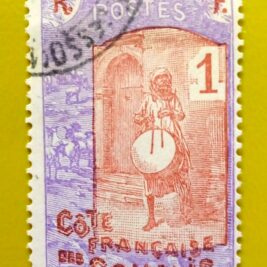 Issue:     France and Colonies Somaliland 1915 Stamp Type:      Stamp Number of Stamps:        1 Denominations:         1 C, Issue Date:        1915 Issued By:     France post 