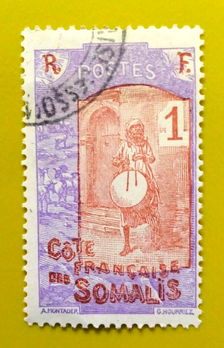 Issue:     France and Colonies Somaliland 1915 Stamp Type:      Stamp Number of Stamps:        1 Denominations:         1 C, Issue Date:        1915 Issued By:     France post 