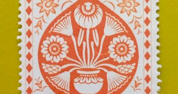 Issue:      France Libre French Establishments in India Lotus Flower 6ca Stamp Type:     Stamp Number of Stamps:       1 Denominations:          6 ca, Issue Date:          Issued By:     France post 