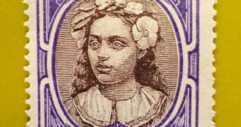 Issue:      France Polynesia Tahiti Woman Oceania Establishments 1913 Stamp Type:       Stamp Number of Stamps:        1 Denominations:          1 C, Issue Date:          1913 Issued By:      France post