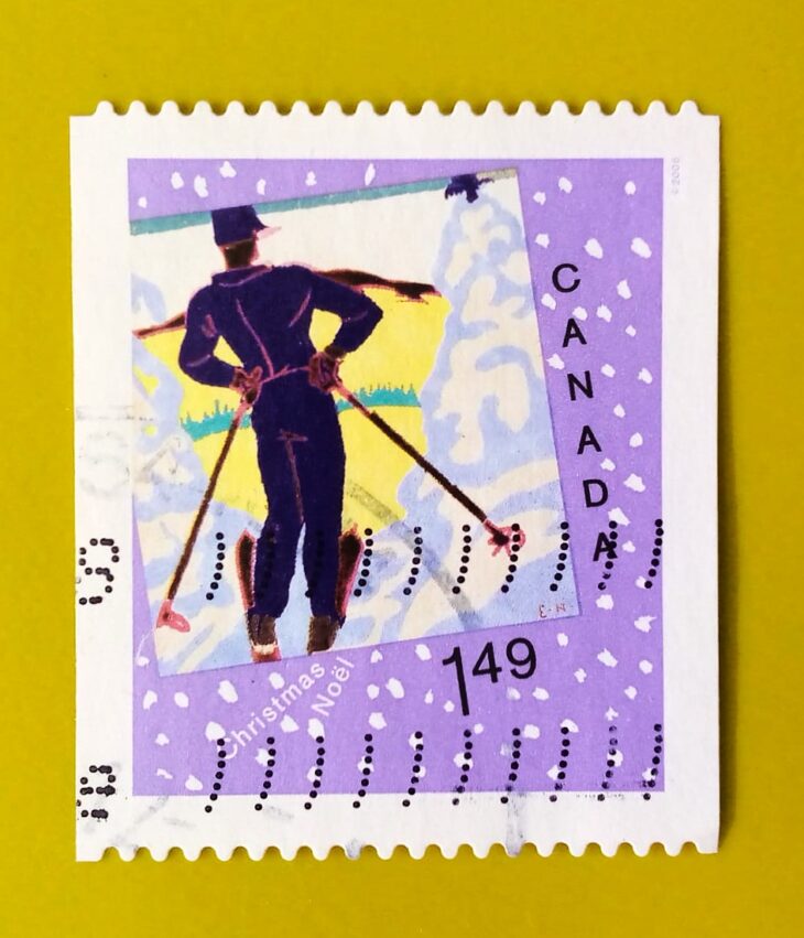 Issue:       Canada Christmas 2006 Stamp Type:        Stamp Number of Stamps:         1 Denominations:        1.49 C, Issue Date:          2006 Issued By:        Canada post