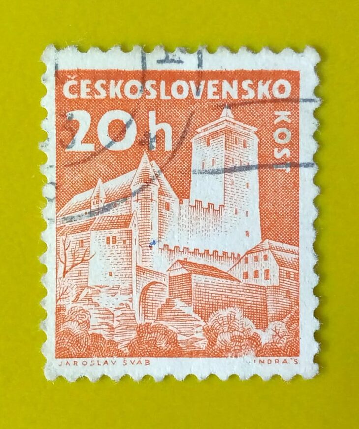 Issue:         Czechoslovakia Kost Castle 1970 Stamp Type:         Stamp Number of Stamps:         1 Stamps Denomination:         20 h, Issue Date:           1970 Issued By:         Czechoslovakia Postal Service (USPS) 
