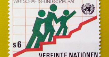 Issue:      United Nations (Vienna) Economic and Social Council 6S 1980 Stamp Type:      Stamp Number of Stamps:        1 Stamps Denomination:         6 S, Issue Date:         1980 Issued By:       United Nations (New York) 