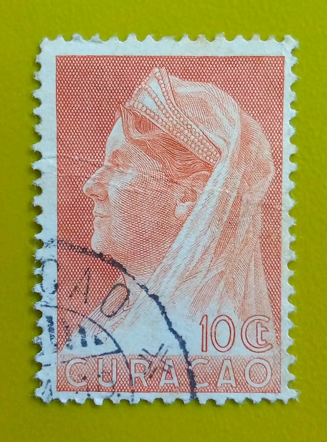 Issue:      Netherland Queen Wilhelmina of the Netherlands 1936 Stamp Type:     Stamp Number of Stamps:      1 Stamps Denomination:       10 Ct, Issue Date:         1936 Issued By:     Netherland Post 
