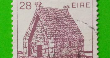 Issue:     Ireland (Lá Fhéile Mhic Dara) Saint Mac Dara's Church 28p Stamp Type:      Stamp Number of Stamps:        33 Stamps Denomination:        28 P, Issue Date:       1983 Issued By:    Ireland Post 