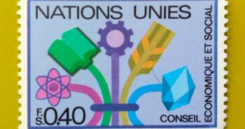Issue:      United Nations (New York) Economic and Social Council 0.40 1980 Stamp Type:      Stamp Number of Stamps:       1 Stamps Denomination:         0.40 S, Issue Date:         1980 Issued By:       United Nations (New York)