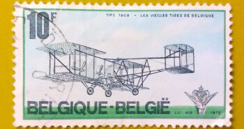Issue:     Belgium (Plane) The Old Stems of Belgium 10f 1973 Stamp Type:     Stamp Number of Stamps:         1 Denominations:          10 F, Issue Date:          1973 Issued By:      Bpost, Belgium (Belgique-Belgie)  