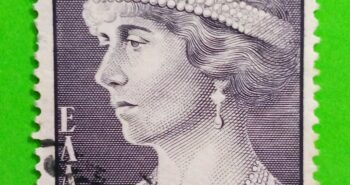 Issue:       Greece Queen Sophia 1957 Stamp Type:      Stamp Number of Stamps:        1 Denominations:       3.50 Dr, Issue Date:        1957 Issued By:     Greece Post 