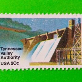 Issue:     USA Tennessee Valley Authority 1983 Stamp Type:     Stamp Number of Stamps:        1 Stamps Denomination:       20 C,  Issue Date:      1983 Issued By:     United States Postal Service (USPS) 