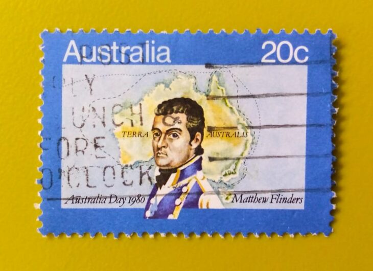 Issue:      Australia Matthew Flinders 1980 Stamp Type:       Stamp Number of Stamps:        1 Denominations:         20 C, Issue Date:         1980 Issued By:      Australia Post 