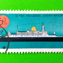 Issue:     Poland TSS Stefan Batory 1971 Stamp Type:     Stamp Number of Stamps:       1 Stamps Denomination:         60 Gr, Issue Date:        1971 Issued By:     Poland POST 