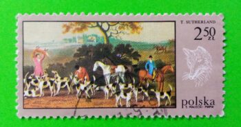 Issue:      Poland T. Sutherland 1968 Stamp Type:      Stamp Number of Stamps:           1 Stamps Denomination:            2.50 ZL, Issue Date:         1968 Issued By:        Poland POST 