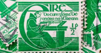Issue:        Ireland Michael O'Cleary 1944 Stamp Type:        Stamp Number of Stamps:         43 Stamps Denomination:           1/2  P, Issue Date:           1944 Issued By:        Ireland Post 