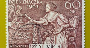 Issue:       Poland Stamp Day 1963 Stamp Type:       Stamp Number of Stamps:        1 Stamps Denomination:        60 Gr, Issue Date:        1963 Issued By:     Poland POST 