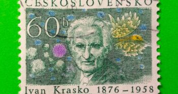 Issue:      Czechoslovakia Ivan Krasko 1976 Stamp Type:      Stamp Number of Stamps:       1 Stamps Denomination:       60 h, Issue Date:        1976 Issued By:      Czechoslovakia Postal Service (USPS)