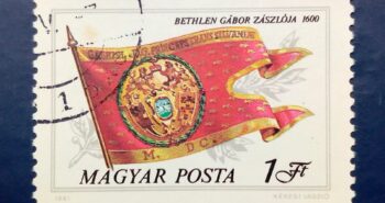 Issue:        Magyar Hungary 1981 Gabor Bethlen Flag Stamp Type:       Stamp Number of Stamps:       1 Denominations:        1 Ft, Issued By:       Hungary Post 