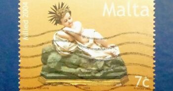 Issue:    Malta Christmas 2004 Stamp Type:     Stamp Number of Stamps:     1 Denominations:       7C, Issue Date:       2004 Issued By:     Malta Post 