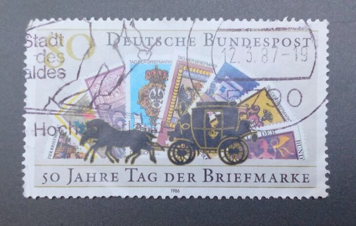 Issue:      Germany 2007 (Architect) Carl Gotthard Langhans Stamp Type:      Stamp Number of Stamps:      1 Denominations:      80 pf, Issue Date:        1986 Issued By:      Germany Deutsche Post ( Deutschland ) 